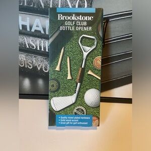 CLEAROUT PRICE Brookstone Golf Club Bottle Opener
